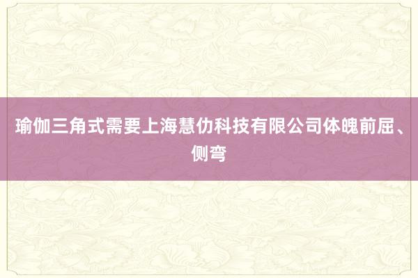 瑜伽三角式需要上海慧仂科技有限公司体魄前屈、侧弯
